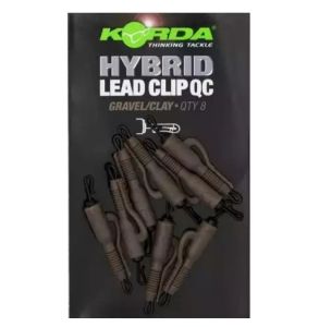 Korda Montáž QC Hybrid Lead Clip Gravel/Clay